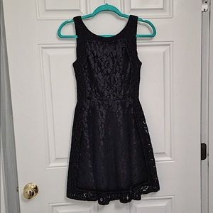Speechless Black Sparkly Fit & Flare Dress! 3